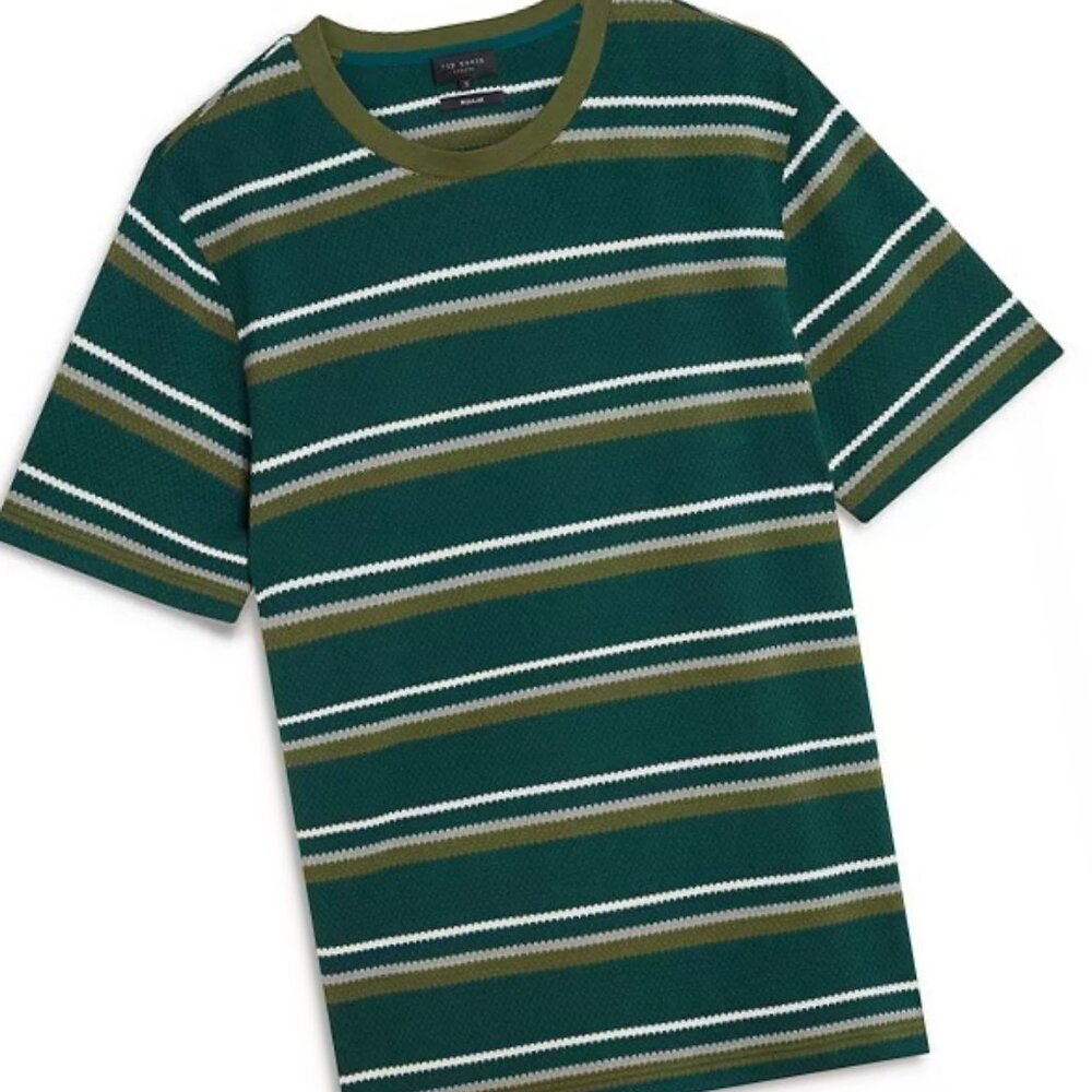 Ted Baker Men's Gorano Short Sleeve Casual Pullover shirt - Large (4) - NWT
